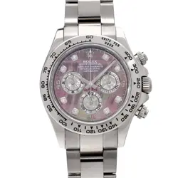 ROLEX COSMOGRAPH DAYTONA 116509NG BLACK SHELL/WHITE GOLD CRYSTAL/DIAMOND WAT...