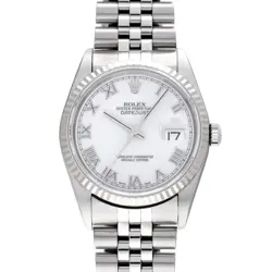 ROLEX DATEJUST 16234 WHITE WATCH 673253
