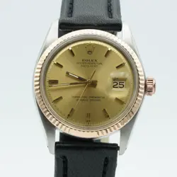 ROLEX DATEJUST HERREN UHR 36MM 16013 STAHL/GOLD TOP ZUSTAND GOLD BLATT