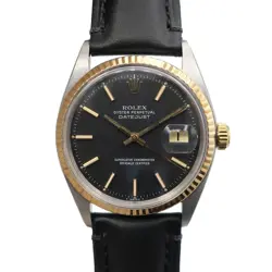 ROLEX DATEJUST 1601/3 MATTE DIAL AUTOMATIC YELLOW GOLD 36MM #U301