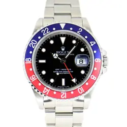 ROLEX GMT-MASTER RED X BLUE BEZEL 16700 S MEN'S AUTOMATIC #U194