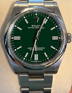 ROLEX 34MM GREEN