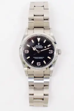 ROLEX EXPLORER 114270 MENS BLACK ARABIC DIAL 2006