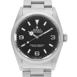 ROLEX EXPLORER I (EXCLUSIVE TO OVERSEAS SALES) 14270 BLACK W NUMBER SECOND H...