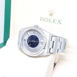 BLUE CONCENTRIC ARABIC