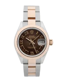 ROLEX DATEJUST 28 / CHOCOLATE ROMAN DIAL / 2017/ 279171