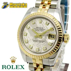 ROLEX DATEJUST METEORITE 179173G LADIES WATCH FROM JAPAN G0613