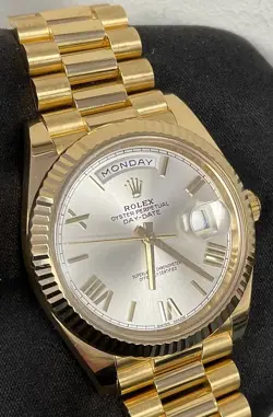 MINT ROLEX DAYDATE PRESIDENT 228238 FULL SET FULL LINKS