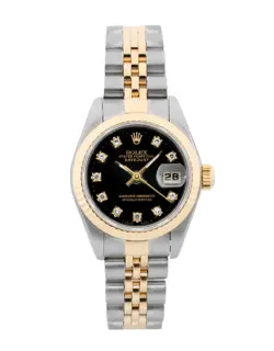 ROLEX DATEJUST 26/ BLACK DIA DOT DIAL / 1996 / 69173
