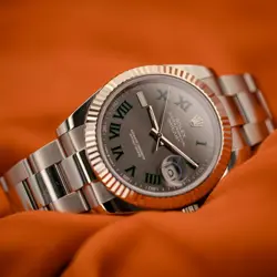 GREEN ROMAN DIAL