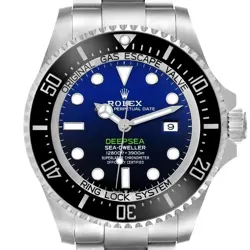 ROLEX SEADWELLER DEEPSEA CAMERON D-BLUE STEEL MENS WATCH 126660 BOX CARD