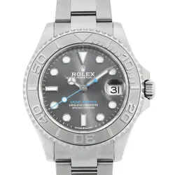 ROLEX YACHT MASTER ROLESIUM 268622 SLATE RANDOM NUMBER SECOND HAND BOYS (UNISEX)