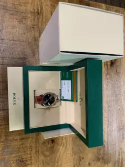 ROLEX DATEJUST 41MM 126331 WIMBLEDON DIAL, STEEL AND ROSE OYSTER BRACELET, W/BOX