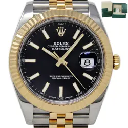 ROLEX 126333 DATEJUST 41MM STEEL & GOLD JUBILEE AUTOMATIC WARNTYCARD2021 #1634-3