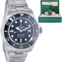 2023 NEW PAPERS ROLEX SEA-DWELLER DEEPSEA BLACK CERAMIC 44MM 126660 WATCH BOX