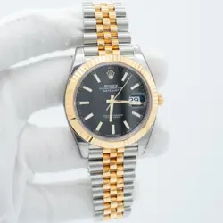 NEW ROLEX DATEJUST 41MM 126333 BLACK INDEX DIAL JUBILEE BAND BOX & PAPERS 2022