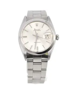 ROLEX OYSTER DATE STAINLESS STEEL WATCH 6694