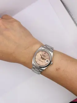 ROLEX Datejust 31 Midsize Salmon Dial Ladies Watch 78240 Self-Winding 6" CLASSIC