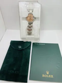 ROLEX Datejust 31 Midsize Salmon Dial Ladies Watch 78240 Self-Winding 6" CLASSIC