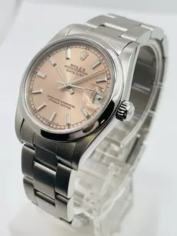 ROLEX Datejust 31 Midsize Salmon Dial Ladies Watch 78240 Self-Winding 6" CLASSIC