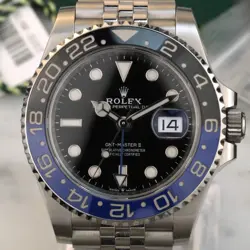 ROLEX GMT-MASTER II 126710BLNR JUBILEE BRACELET BLUE AND BLACK FULL SET BATGIRL