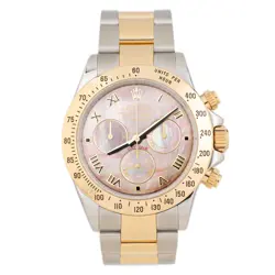 ROLEX COSMOGRAPH DAYTONA STEEL & YELLOW GOLD MOTHER OF PEARL DIAL 116523