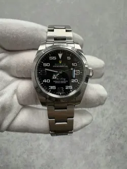 ROLEX AIR-KING 116900 WITH CARD 40MM BLACK DIAL 2016 OYSTER BRACELET