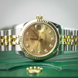 2025 Rolex Datejust 31 mm Champagne Diamond, Jubilee, Ref 278273 Unworn Complete