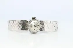 Genuine 18k Rolex Orchid Watch. 18k WG Ladies 2032 Dainty 1960s Ladies Rolex