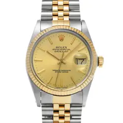 ROLEX DATEJUST 16013 CHAMPAGNE WATCH 672691