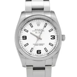 ROLEX AIR-KING 114200 WHITE WATCH 674499