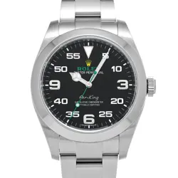 ROLEX AIR-KING 116900 BLACK WATCH 674939