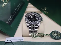 ROLEX GMT-MASTER II 126710GRNR GREY BLACK BRUCE WAYNE, JUBILEE BRACELET NEW FULL