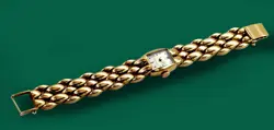 Gorgeous Ladies Rolex Watch Vintage 40s Retro Style 18k Rose Gold Band    ロレックス