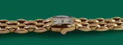 Gorgeous Ladies Rolex Watch Vintage 40s Retro Style 18k Rose Gold Band    ロレックス