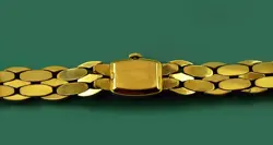 Gorgeous Ladies Rolex Watch Vintage 40s Retro Style 18k Rose Gold Band    ロレックス