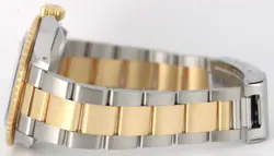 PAPERS Rolex Submariner Date Two-Tone 18k Gold Steel Blue 40mm 16613 Watch BOX