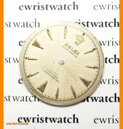 VTG Rolex Oyster Perpetual Original RED OFFICIALLY Dial A260 645 Semi Bubbleback