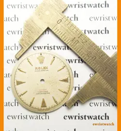 VTG Rolex Oyster Perpetual Original RED OFFICIALLY Dial A260 645 Semi Bubbleback