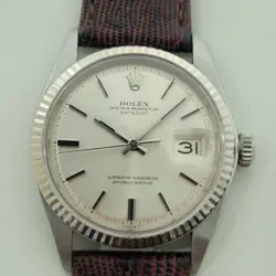 ROLEX OYSTER DATEJUST 1601 36MM 18K GOLD SS MENS AUTOMATIC 1960S VINTAGE RA560