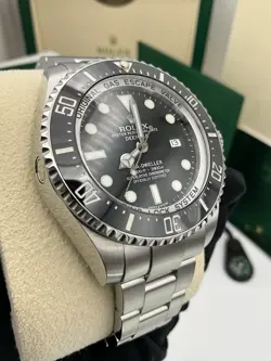 ♛ Rolex Sea-Dweller ⚓️Deepsea 44mm Black Ceramic Dive 116660 2017 FullSet & Tags