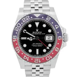 NEW MARCH 2025 PAPERS ROLEX GMT-MASTER II PEPSI 40MM JUBILEE 126710 BLRO BOX