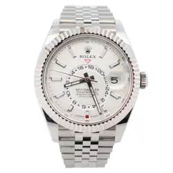 ROLEX SKY-DWELLER 42MM WHITE DIAL WATCH 336934