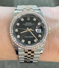 ROLEX DATEJUST 36  REF. # 126281RBR STEEL/EVEROSE GOLD