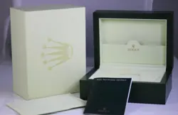 ROLEX BOX WATCH GREEN/GREEN WATCH BOX 39141.71 LARGE + DEEPSEA BOOKLET