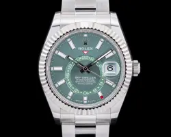 ROLEX SKY DWELLER 336934 SS GREEN DIAL 2024