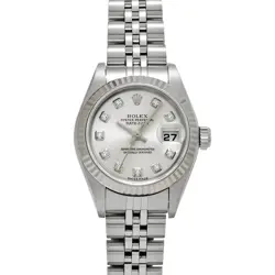 ROLEX DATEJUST 79174G SILVER/DIAMOND WATCH 674072