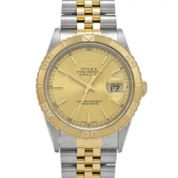 ROLEX DATEJUST THUNDERBIRD 16263 CHAMPAGNE WATCH 674904