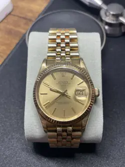 ROLEX 15037 14K YELLOW GOLD