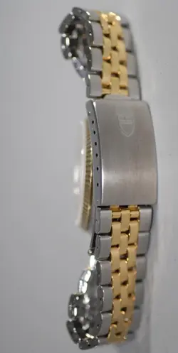 Rolex Tudor Prince OysterDate Solid Gold Bezel w Diamond Dial 74033 - Nice Ex++!